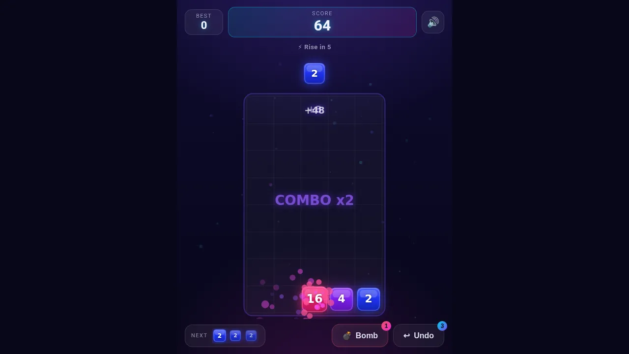 Neon Block — gameplay screenshot